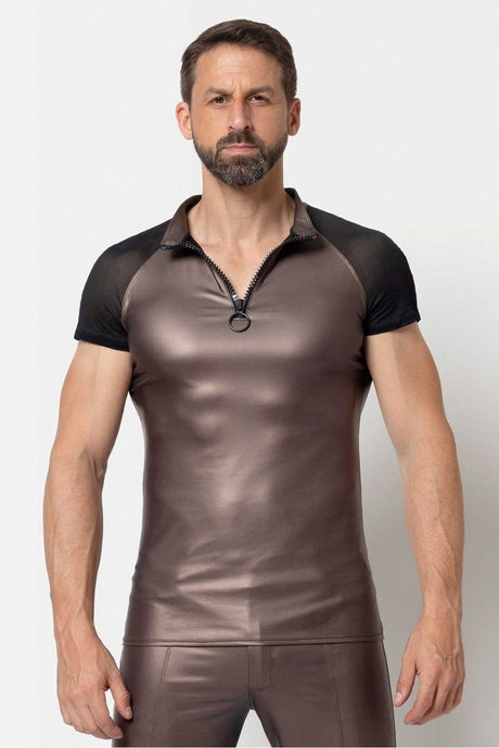 Wetlook - T-Shirt "Ketil" von L'Homme Patrice Catanzaro - Hinreissend