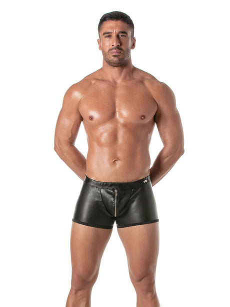 Zipped Push - Up Boxer Schwarz – TOF Paris - Hinreissend